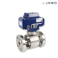 Vanne à boisseau sphérique OEM haute pression en acier inoxydable duplex WCB CF8M FC200, pneumatique, hydraulique, électrique, haute température