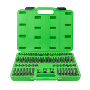 Custodia professionale a 75 chiavi per Ribe XZN a prova di manomissione con viti Torx e esagonali utensili a mano CR-V per officine confezionati in scatola - Product Image 1