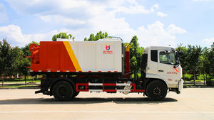 รถดัมพ์12cbm ล้อ6ล้อ10ตันตะขอไฮดรอลิกความราคาถูก10 CBM ผู้ผลิตรถบรรทุกขยะมูลฝอย - Product Image 3