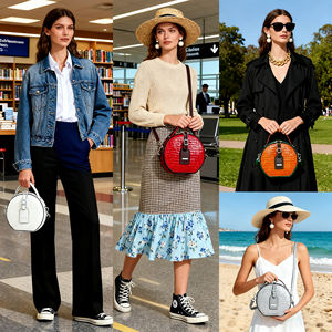 2025 OEM fabricante de bolsos de mano bolso de cuero personalizado proveedor diseñador mujeres hombro <span class=keywords><strong>Sling</strong></span> bolsos para venta al por mayor Dropshipping Revendedor - Product Image 2