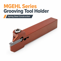 Outil de tournage pour aléseuse de face CNC MGEHL2525-3T21H, porte-outil en acier à ressort compatible avec les plaquettes MGMN MGGN