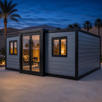 Maisons conteneurs Chine : Maison conteneur pliable extensible, structure en acier préfabriquée, maison modulaire mobile