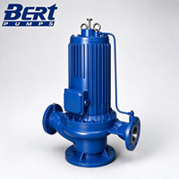 UKBERT OEM/ODM PBG 80 ℃   Pompa Pipa Terlindung untuk Air Bersih, Pompa Booster Vertikal untuk Irigasi Kebun Jarak Jauh