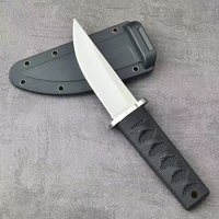 Feststehende Klinge Taschenmesser 3Cr13 Edelstahl Japanischer Griff mit Kreuzschutz und Scheide Kleines Outdoor-Camping-Messer OEM