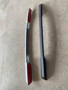 Riel de techo de plástico para techo, color negro y plateado para Toyota Hilux <span class=keywords><strong>Vigo</strong></span> 2012 2013 2014 DMAX 2015 2016 2017 2018 2019 2020 - Product Image 6