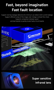 Monteur Iscout 256*192 Thermische <span class=keywords><strong>Imager</strong></span> Voor Telefoons Pcb Moederbord Problemen Oplossen Foutdiagnose Infrarood Thermische Detectiecamera - Product Image 3