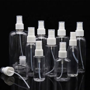 2026 Quality Transparent White Cap Pump Sprayer 50ml Accept Custom logo PET <b>Plastic</b> <b>Bottle</b> - Product Image 1