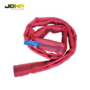 Sf 6:1 7:1 8:1オレンジ色100% ポリエステルwll10tポリエステルラウンドスリング - Product Image 4