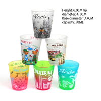 Verres à shot personnalisés avec logo gravé, en vrac, 1 oz, 1,5 oz, pour tequila, whisky, sublimation, pour bar, fête, mariage, vente