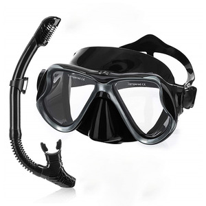 Máscara de Snorkel y Snorkel HhaoSport, Combo de Vidrio Templado, Talla Única, para Buceo, Natación y Deportes al Aire Libre - Product Image 2