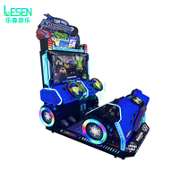 Simulateur de jeu de course à double vitesse à monnayeur, équipement de divertissement pour parcs d'enfants et salles d'arcade intérieures