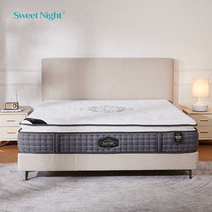 <span class=keywords><strong>Materasso</strong></span> Ibrido Memory Foam e Molle a Spirale 200x200 <span class=keywords><strong>Matrimoniale</strong></span> King Size Comodo con Pillow Top per Hotel - Product Image 2