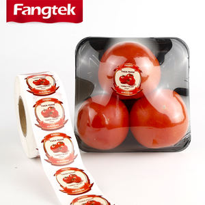 Индивидуальная круглая печать фруктовая этикетка наклейка яблоко Наклейка Водонепроницаемый Штрих-код наклейки для упаковки пищевых продуктов - Product Image 5