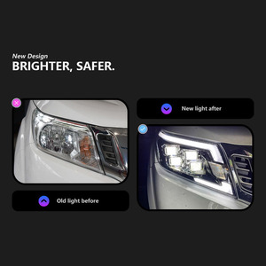 Ensemble <span class=keywords><strong>de</strong></span> phares à LED pour Nissan Navara NP300 D23 2014-<span class=keywords><strong>2022</strong></span>, clignotants séquentiels DRL, Canbus Plug & Play, pièces automobiles - Product Image 3