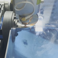 Machine de découpe laser à fibre CNC 4 axes haute précision SteviS pour tubes métalliques et petits tuyaux, prend en charge les fichiers AI, refroidissement par eau