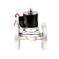 2WBF-50 2 pouces 220VAC à bride en acier inoxydable électrovanne pour l'air de l'eau