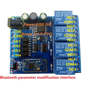 BT25D04 DC 12V 24V 4-Channels BT-compatible Relay Board IOS Audroid phone <b>Remote</b> <b>control</b> <b>switch</b> Module D961 - Product Image 6
