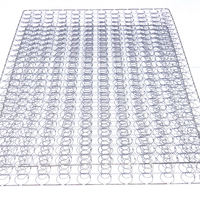 Matelas Bonnell personnalisable en acier au carbone avec filet de lit circulaire, matelas à ressorts durable pour la décoration intérieure