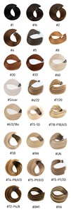 Extensions de cheveux russes Remy à pose plate, réutilisables jusqu'à 3 fois, installation rapide, hypoallergéniques - Product Image 6