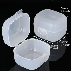 SUNSHING Travel Pacifier <b>Case</b> Silicone Soother Container Plastic Binky Box Baby <b>Dummy</b> <b>Case</b> Pacifier Cover Storage Organizer - Product Image 3