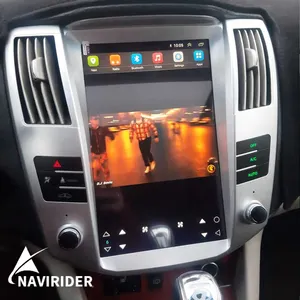 12.8 inç Tesla ekran Android 13 araba radyo GPS carplay multimedya ekran için Lexus Toyota Toyota RX350 RX400H Toyota Harrier için