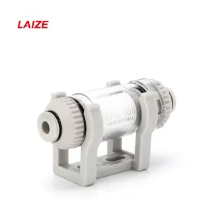 ZFC Series Small Pipe Type Straight Vacuum Filter Pneumatic Negative Pressure Push In Fitting Connector With Good Quality