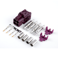 Connecteur Jack HFM Mini Fakra 4 en 1, câble coaxial RG174 Dacar302, système d'infodivertissement pour caméra ADAS
