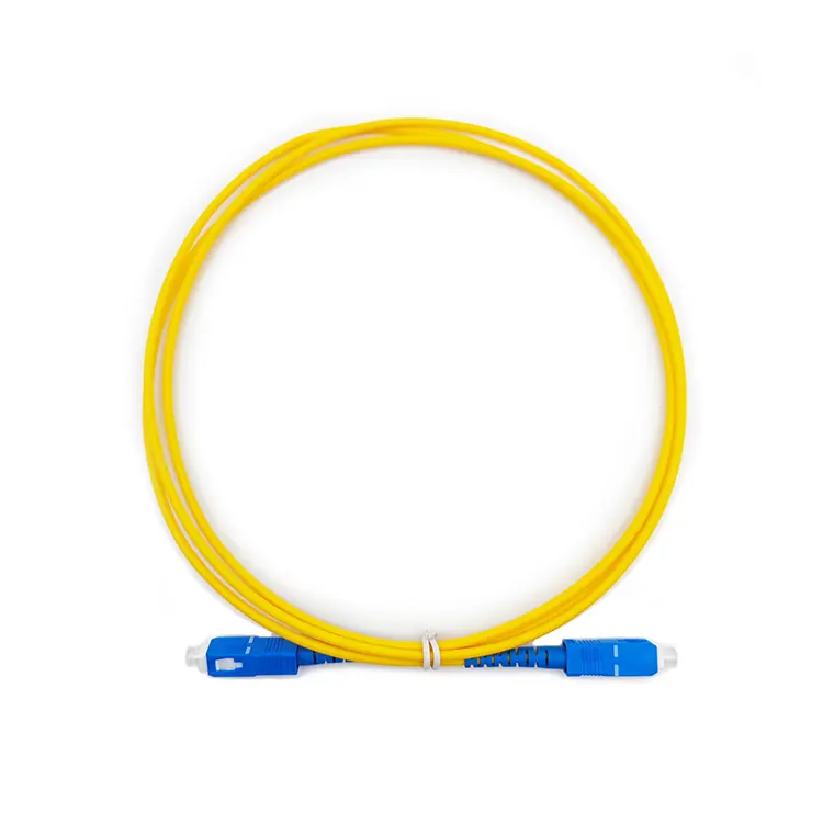 Hersteller FTTH-Fiberoptik-Patch-Schnur 3 Meter weiß SC-SC Patch-Schnur