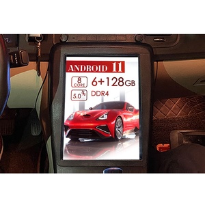 Pour <span class=keywords><strong>Volvo</strong></span> S60 <span class=keywords><strong>V60</strong></span> 2011-2018 Android 11 128G Tesla Style lecteur multimédia de voiture GPS Navigation Auto Radio magnétophone unité principale - Product Image 1