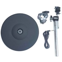 Factory Direct 12-inch Three-zone Ding-ding Cymbal Set for Electronic Drum Expansion.