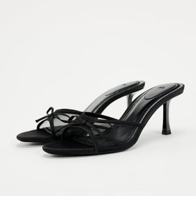 Quality <b>Pointed</b> Black Fashionable Women's Sexy High Heels Sandals Wholesale - Product Image 6