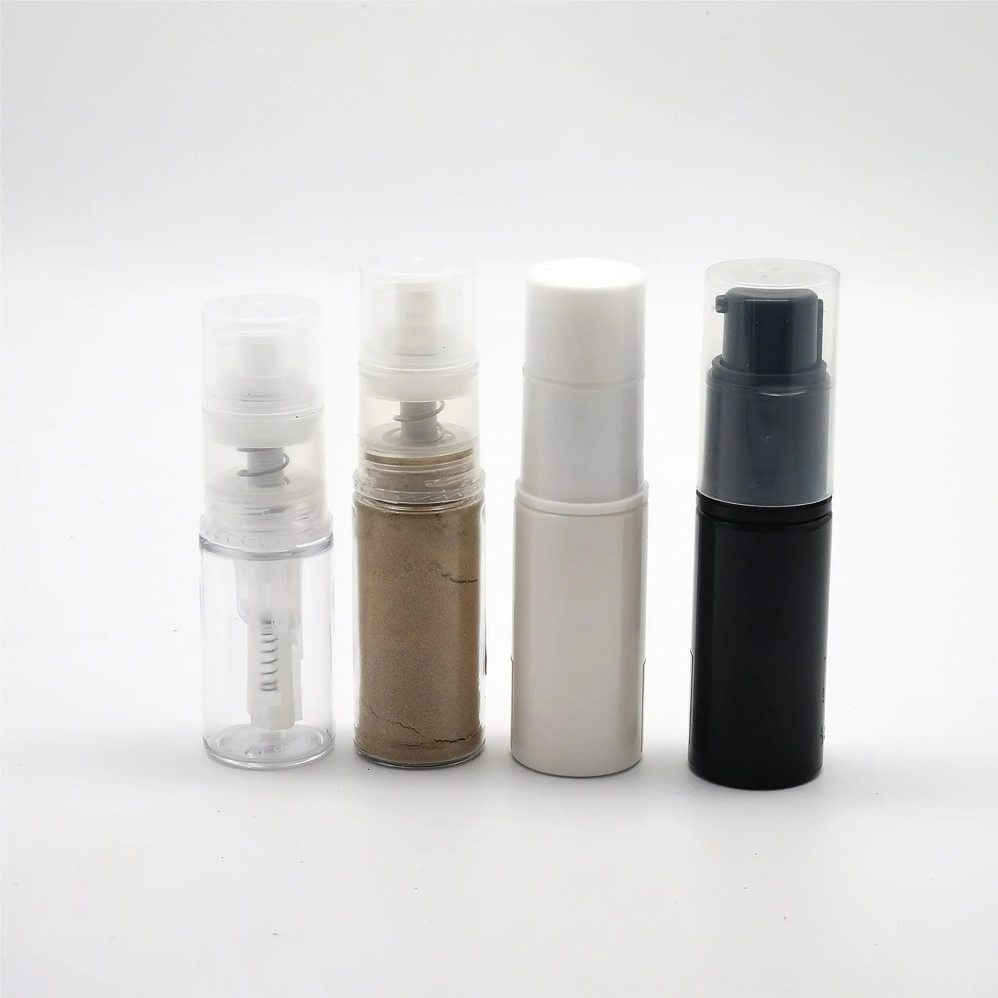 Cosmetics Plastic body powder bottle for tattoo pigment powder spray 14ml shimmer