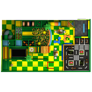 Parque de aventuras a bajo precio más vendido, serie forestal, equipo de patio interior para niños, Castillo travieso, trampolín, diversión - Product Image 6