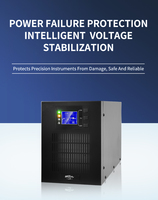 Alimentation UPS en ligne 2KVA 110V/220V Onde sinusoïdale pure 1KVA 3KVA 5KVA Fabricant d'onduleurs monophasés pour ordinateur de bureau