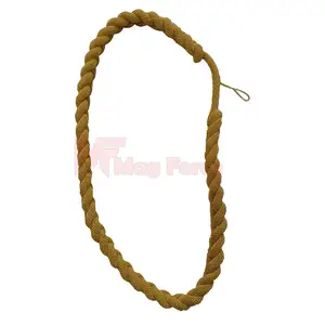 Customized Officer Bullion Wire Shoulder Cord Ceremony Shoulder Cords With Customized Colors and Size