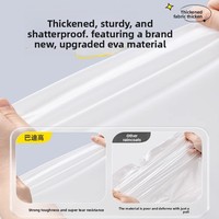 Imperméable jetable simple en EVA pour adultes et enfants, idéal pour les voyages en plein air, la randonnée en montagne, épaissi, long, couvrant tout le corps, imperméable et portable