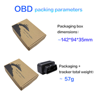 Rastreador GPS GSM WiFi 4G LTE con Logotipo Personalizado, Impermeable, Plug & Play, con Aplicación Android para Monitoreo de Datos OBD II del Vehículo