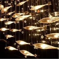 Lustre en verre LED suspendu pour réception, décoration de fenêtre, garantie 3 ans, idéal pour restaurant, hôtel, bureau, chambre, salon