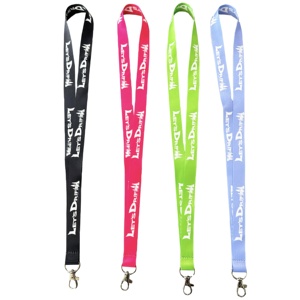High Quality Custom <b>Polyester</b> <b>Lanyards</b> with Silk Screen Printing Free Sample Plastic Hook <b>Lanyard</b> - Product Image 2