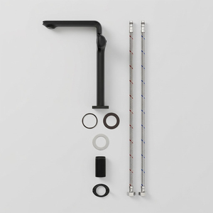 Rubinetto Moderno e Semplice per Lavabo <span class=keywords><strong>Bagno</strong></span>, Miscelatore Acqua Calda e Fredda, Rubinetto per Lavandino - Product Image 5