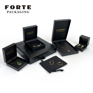 Forte Jewelry Packaging Ring <b>Boxes</b> Necklace Jewellery Display Custom Leatherette Paper <b>Earring</b> Package Wholesale Jewelry <b>Boxes</b> - Product Image 6
