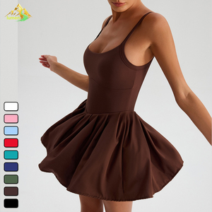 Vente en gros de vêtements pour femmes jupes de fitness avec doublure vêtements de sport vêtements pour femmes survêtements vêtements doux vêtements de sport vêtements de sport - Product Image 1