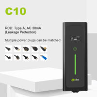 Chargeur mobile pour véhicule électrique C10 AC 16A 32A 40A EVSE portable pour la recharge à domicile 3,6 kW 7 kW 9,6 kW Chargeurs de voiture Zencar niveau 2 Application en option