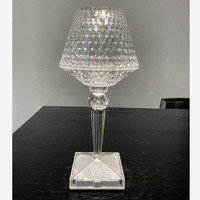Lampe de table à manger moderne d'intérieur avec port USB LED 5V cristal acrylique 3 options de température de couleur conception flexible pour les chambres à coucher