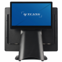 TCANG Système de point de vente tout-en-un avec écran tactile de 17 pouces, caisse enregistreuse, point de vente pour commerce de détail, salon de beauté