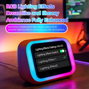 ลำโพงอัจฉริยะพร้อมระบบควบคุมด้วยเสียง จอแสดงผล RGB และฟังก์ชั่นนาฬิกาปลุกเสียงคุณภาพสูง ลำโพงไร้สาย - Product Image 6