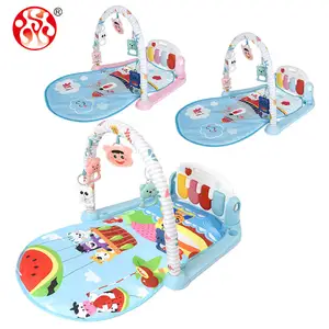 Sensory Learning Infant Kids Spiel matte Kinder Plastiks pielzeug Weiche Baumwolle Baby Aktivität Play Gym Piano Mat für Kinder