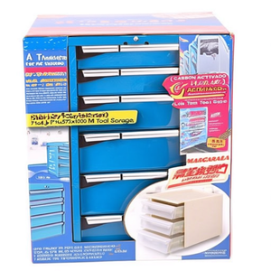 Fami Master Key Comfort <b>Drawer</b> Cabinet 7 <b>Drawers</b> 714x573x1000 Mm Light Grey Ral7035 <b>Tool</b> Storage - Product Image 2