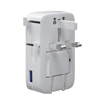 Chargeur de voyage universel 25W, adaptateur de voyage ultra fin, prise de courant internationale, essentiels de voyage