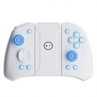 Pengontrol Fungsi Makro Berlapis Karet dengan Tombol Mekanis Joy-Con untuk Perjalanan Bersama, Kompatibel